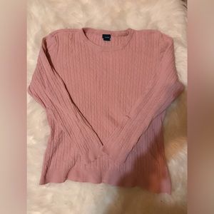 pink lightweight sweater